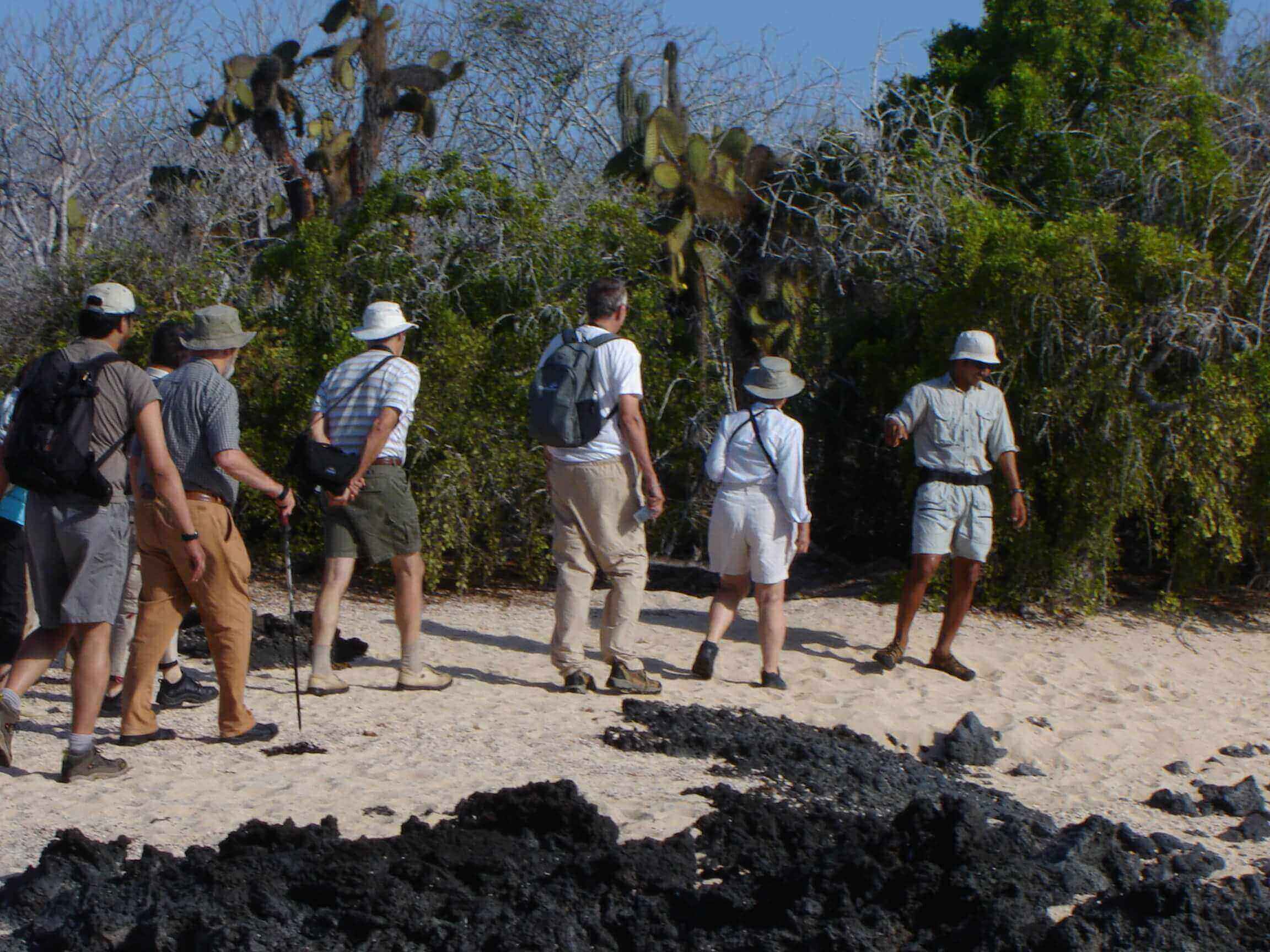 Hiking in the Galapagos islands