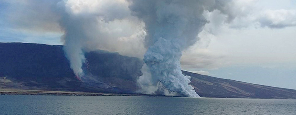 Galapagos Islands Volcano Eruption